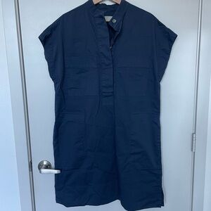Everlane Casual Navy Short Sleeve Dress